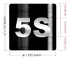 Signage Apartment number 5S