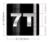 Signage Apartment number 7T