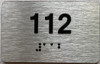 HOTEL DIRECTIONAL SIGN APARTMENT NUMBER 112