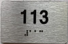 HOTEL ADA APARTMENT NUMBER 113 SIGN