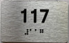 HOTEL ADA APARTMENT NUMBER 117 SIGN