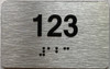 HOTEL ADA APARTMENT NUMBER 123 SIGN
