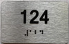 HOTEL ADA APARTMENT NUMBER 124 SIGN