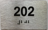 HOTEL ADA APARTMENT NUMBER 202 SIGN