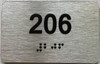 ADA APARTMENT NUMBER 207 SIGN