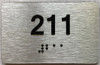 ADA APARTMENT NUMBER 211 SIGN