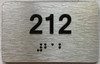 HOTEL ADA APARTMENT NUMBER 212 SIGN