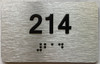 ADA APARTMENT NUMBER 214 SIGN