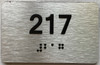 ADA APARTMENT NUMBER 217 SIGN