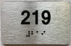 HOTEL ADA APARTMENT NUMBER 219 SIGN