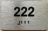 ADA APARTMENT NUMBER 222 SIGN