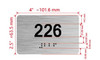 HOTEL DIRECTIONAL SIGN APARTMENT NUMBER 226