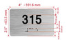 HOTEL DIRECTIONAL SIGN APARTMENT NUMBER 315