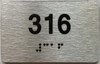 ADA APARTMENT NUMBER 316 SIGN ADA APARTMENT NUMBER 316 SIGN