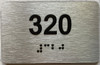 ADA APARTMENT NUMBER 320 SIGN ADA APARTMENT NUMBER 320 SIGN
