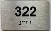 HOTEL ADA APARTMENT NUMBER 322 SIGN