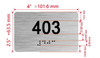 HOTEL DIRECTIONAL SIGN APARTMENT NUMBER 403