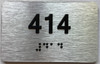 HOTEL ADA APARTMENT NUMBER 414 SIGN
