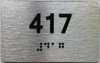HOTEL ADA APARTMENT NUMBER 417 SIGN