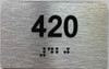 HOTEL ADA APARTMENT NUMBER 420 SIGN