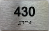 ADA APARTMENT NUMBER 430 SIGN