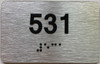 HOTEL ADA APARTMENT NUMBER 531 SIGN
