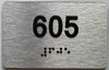HOTEL ADA APARTMENT NUMBER 605 SIGN