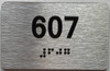 ADA APARTMENT NUMBER 607 SIGN