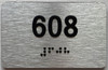 HOTEL ADA APARTMENT NUMBER 608 SIGN