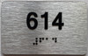 ADA APARTMENT NUMBER 614 SIGN
