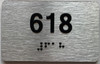 HOTEL ADA APARTMENT NUMBER 618 SIGN