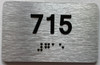 ADA APARTMENT NUMBER 715 SIGN