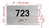 HOTEL DIRECTIONAL SIGN APARTMENT NUMBER 723