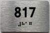 ADA APARTMENT NUMBER 817 SIGN