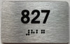 HOTEL ADA APARTMENT NUMBER 827 SIGN
