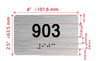 HOTEL DIRECTIONAL SIGN APARTMENT NUMBER 903