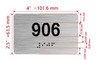 HOTEL DIRECTIONAL SIGN APARTMENT NUMBER 906