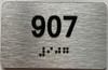 ADA APARTMENT NUMBER 907 SIGN