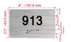 HOTEL DIRECTIONAL SIGN APARTMENT NUMBER 913