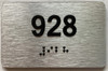 HOTEL ADA APARTMENT NUMBER 928 SIGN