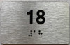 ADA APARTMENT NUMBER 18 SIGN