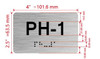 HOTEL APARTMENT NUMBER PH-1 SIGN