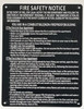 Lobby HPD Fire Safety Notice: FIRE PROOF BUILDING Signage Lobby HPD Fire Safety Notice: FIRE PROOF BUILDING Signage
