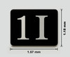 1I Floor Mailbox Number Signage