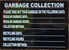 Garbage Collection Days   HPD  Building Sign Garbage Collection Days   HPD  Building Sign