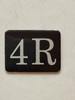 4R Floor Mailbox Number Compliance Sign