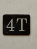 4T Floor Mailbox Number Compliance Sign 4T Floor Mailbox Number Compliance Sign
