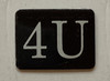 4U Floor Mailbox Number