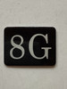 8G Floor Mailbox Number Compliance Sign