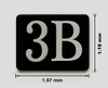 Mailbox Number Unit 3B